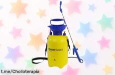 Pulverizador a presión Amazon Basics con seguro y chorro ajustable, ¡oferta limitada para cuidar tus plantas sin complicaciones! Corre por este super chollo antes de que despierte.
