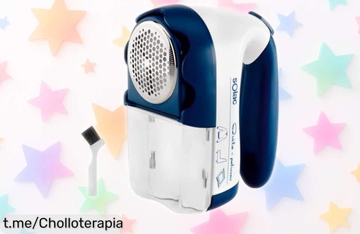 Quitapelusas eléctrico Solac: Arrasa con pelusas en segundos, ¡ofertón de precio rebajado por tiempo limitado que no puedes dejar escapar!