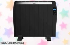 Radiador eléctrico bajo consumo Cecotec: calienta rápido tu hogar y venía con un precio de locos, no te quedes sin calor, actúa ya y siente la calidez en tu vida.