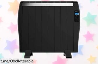 Radiador eléctrico bajo consumo Cecotec: calienta rápido tu hogar y venía con un precio de locos, no te quedes sin calor, actúa ya y siente la calidez en tu vida.