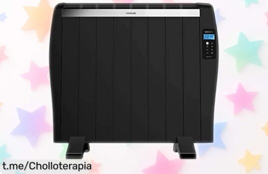 Radiador eléctrico bajo consumo Cecotec: calienta rápido tu hogar y venía con un precio de locos, no te quedes sin calor, actúa ya y siente la calidez en tu vida.