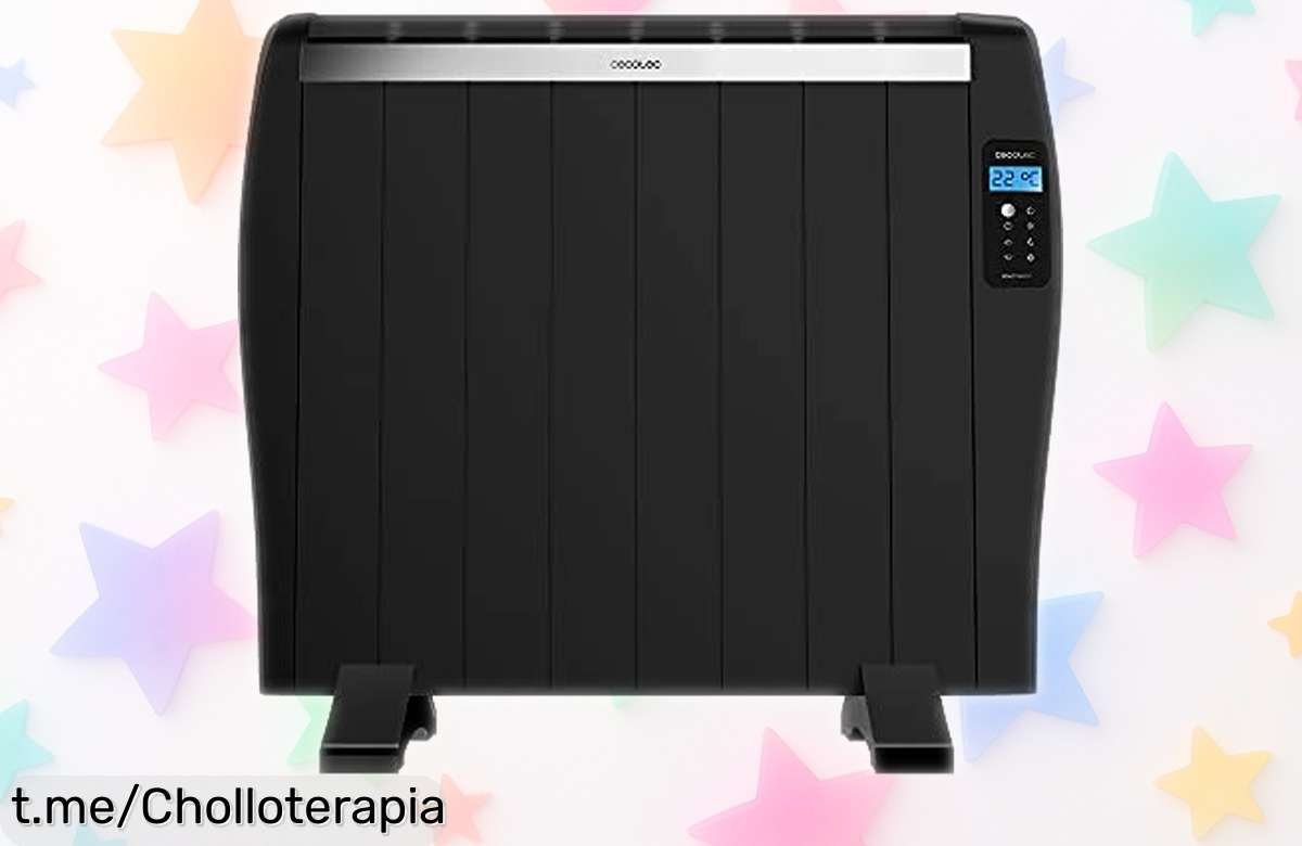 Radiador eléctrico bajo consumo Cecotec: calienta rápido tu hogar y venía con un precio de locos, no te quedes sin calor, actúa ya y siente la calidez en tu vida.