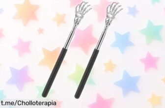 Rascador trasero portátil pack de 2, elimina la picazón con estilo y resistencia ¡Super chollo a precio rebajado por tiempo limitado! No dejes pasar el alivio que mereces ya.