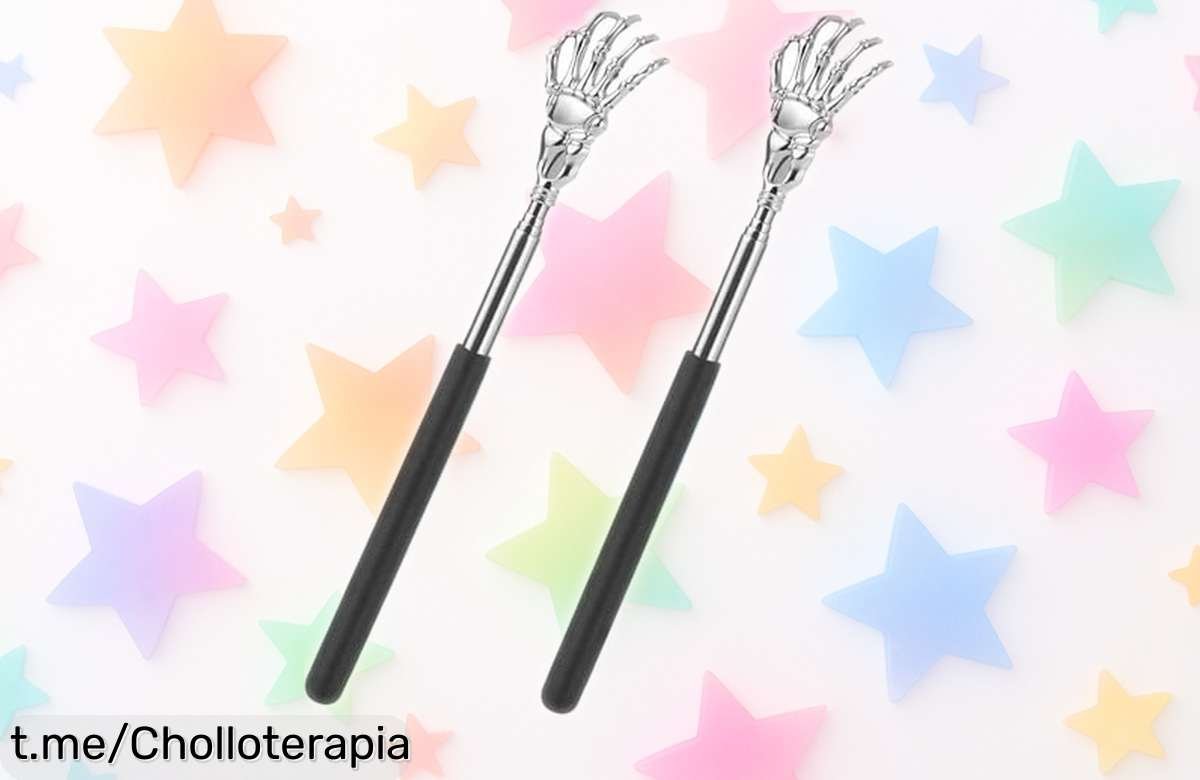 Rascador trasero portátil pack de 2, elimina la picazón con estilo y resistencia ¡Super chollo a precio rebajado por tiempo limitado! No dejes pasar el alivio que mereces ya.