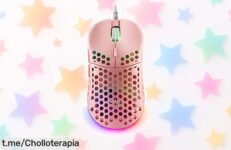 Ratón gaming ultraligero Mars Gaming con sensor de 12800 dpi y luces RGB, ahora a un precio loco que no querrás dejar escapar ¡Hazlo tuyo antes de que vuelen!