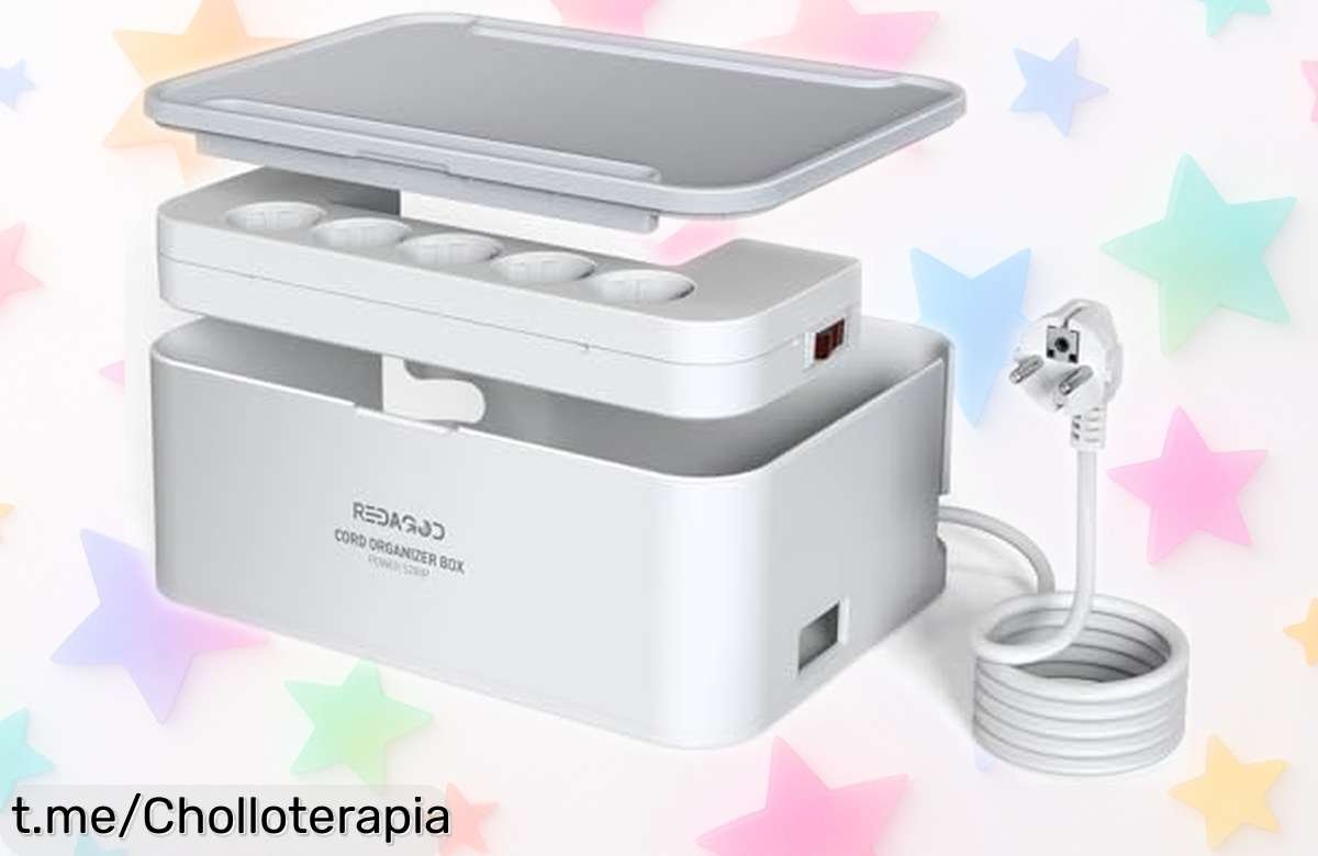 Regleta de enchufes Redagod con 8 puertos y cable largo: ¡descuento brutal en este super chollo para cargar todo sin líos! Aprovecha esta oportunidad única antes que se acabe.