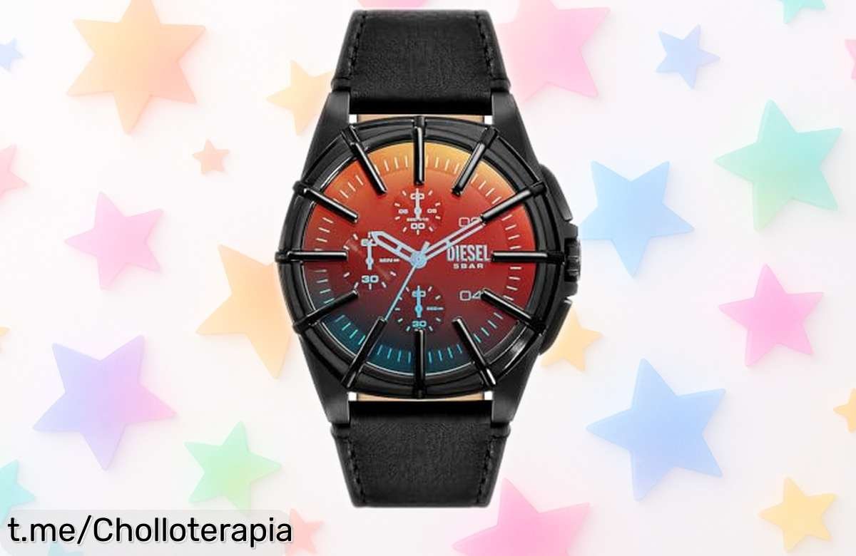 Reloj Diesel para hombre con cronógrafo potente y diseño moderno a precio rebajado increíble, ¡es tu oportunidad de brillar donde vayas! Aprovecha ya esta oferta limitada.