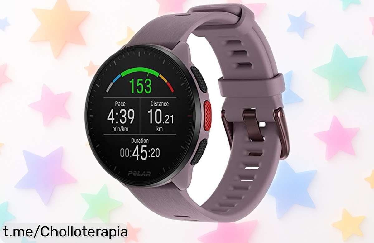 Reloj de running con GPS y pulsómetro Polar Pacer a precio rebajado, ligero y preciso. ¡Mejora tus entrenos ahora antes de que se agote esta oportunidad increíble!