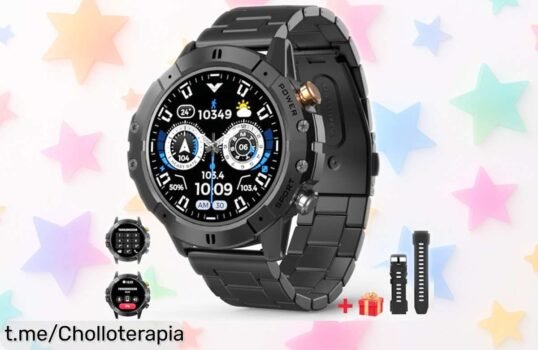 Reloj inteligente AMZSA militar con llamadas y WhatsApp, pantalla HD y más de 120 modos deportivos ¡Super chollo a precio rebajado! No dejes pasar esta oportunidad única.