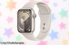 Reloj inteligente Apple Watch blanco estrella en oferta increíble: cuida tu salud y disfruta 3 meses gratis de Fitness+, ¡no dejes pasar esta oportunidad única!