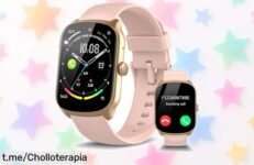 Reloj inteligente con pantalla curva HD y llamadas Bluetooth, ¡super chollo que cuida lo que más quieres a precio rebajado! No dejes pasar esta oportunidad única.