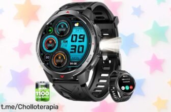 Reloj inteligente para hombre con Bluetooth y 120+ modos deportivos a precio rebajado que volará, ¡no dejes passar la oportunidad de vivir aventuras con estilo!