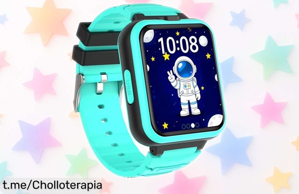 Reloj inteligente para niños con cámara dual y 16 juegos a precio súper rebajado, ¡haz que sus momentos de diversión sean inolvidables antes de que se agote esta oferta!