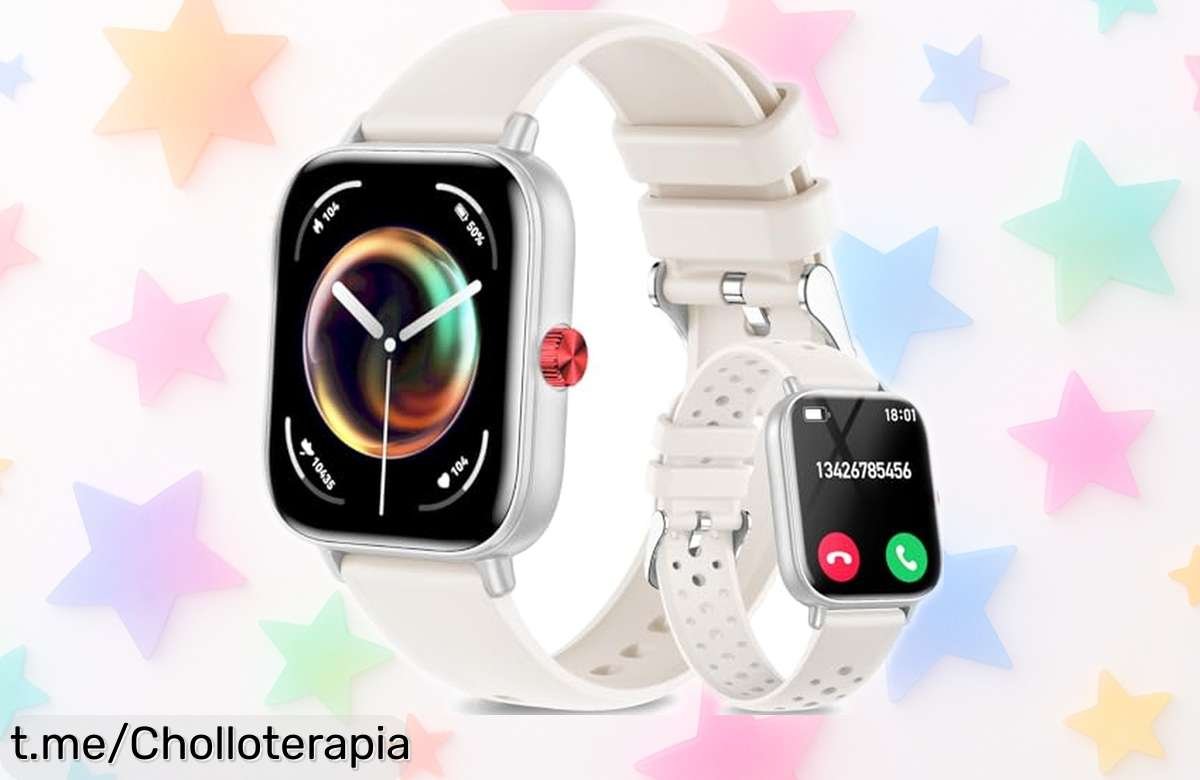 Reloj inteligente unisex con llamadas y pulsómetro, correas de sobra a precio rebajado que no crees; ¡lleva salud y estilo en tu muñeca antes que se acaben!