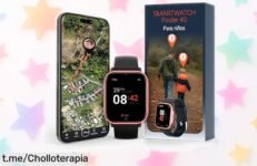 Reloj localizador GPS para niños con llamada y SOS en tiempo real, perfecto para que estés siempre tranquilo. ¡Aprovecha este precio rebajado antes de que se acabe!
