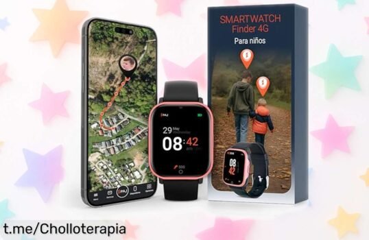 Reloj localizador GPS para niños con llamada y SOS en tiempo real, perfecto para que estés siempre tranquilo. ¡Aprovecha este precio rebajado antes de que se acabe!