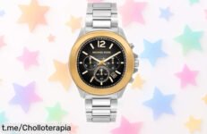 Reloj moderno y resistente Michael Kors Sage, ¡super chollo en precio rebajado! Dale un toque de estilo y precisión a tu look, aprovecha antes de que se agote esta ganga única.