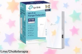 Repetidor WiFi 6 de TPLink con luz inteligente, super chollo a precio rebajado: potencia tu internet y disfruta de conexión sin límites ¡No lo sueltes antes que se agote!