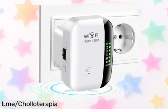 Repetidor WiFi Flintronic 300Mbps que asegura conexión perfecta sin cortes y a un precio rebajado, ¡aprovecha antes de que se agoten las unidades!