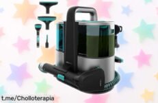 Revolucionario limpiador aspirador Cecotec Conga 4000, succión potente y pulverizador todo en uno a precio rebajado; deja tu hogar impecable antes de que se acabe esta oportunidad.