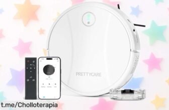 Robot aspirador PrettyCare que limpia y friega a la vez con 150 minutos de autonomía, ¡no te pierdas este ofertón y dale a tu hogar el brillo que merece!