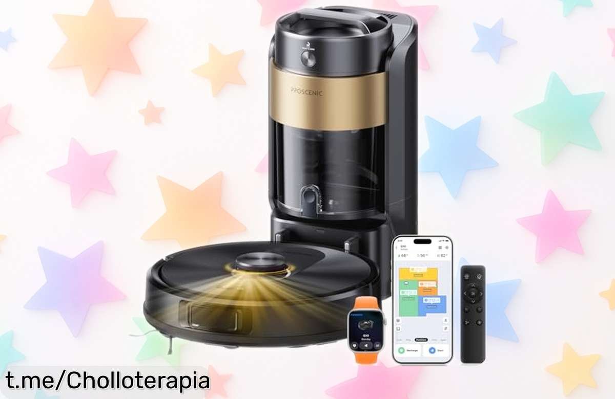 Robot aspirador y fregasuelos Proscenic en oferta increíble para que disfrutes sin preocupaciones; limpia mientras tú te relajas. ¡No dejes pasar esta oportunidad única!