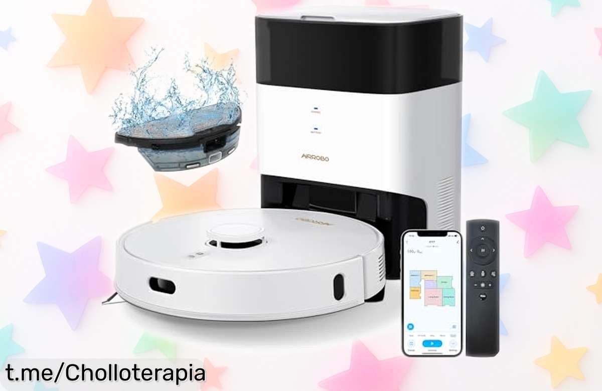 Robot aspirador y fregasuelos con navegación láser: ¡rebajado para que limpies sin esfuerzo y en tiempo récord! No dejes pasar esta oferta limitada, tu hogar te lo agradecerá.