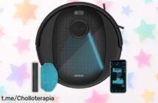 Robot aspirador y friegasuelos Cecotec con navegación láser, ¡rebajado a un precio loco! Aprovecha este super chollo de limpieza total y cuida tu hogar como se merece antes que desaparezca.