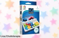 Rompecabezas inteligente Smart Games IQ Twins: diversión en familia con 120 retos que estimulan la mente, ¡aprovéchate de este super chollo y saca sonrisas ya!