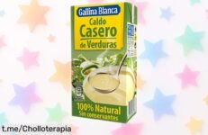 Sabor auténtico con caldo casero de verduras Gallina Blanca, ¡rebajado! Date prisa y llena tus platos de bienestar antes de que se agote este super chollo.