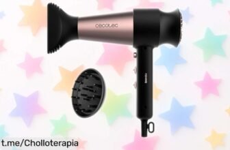Secador de pelo Cecotec Bamba IoniCare RockStar, la velocidad que tu cabello merece a un precio rebajado. ¡No pierdas esta oportunidad y presume de melena brillante ya!