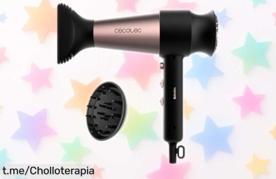 Secador de pelo Cecotec Bamba IoniCare RockStar, la velocidad que tu cabello merece a un precio rebajado. ¡No pierdas esta oportunidad y presume de melena brillante ya!
