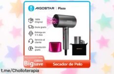 Secador de pelo iónico 2100W con mango plegable, un precio muy bajo que no vas a creer. ¡Aprovecha esta oferta limitada y luce una melena espectacular ya!