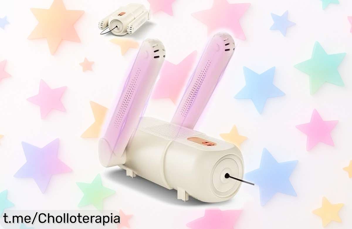 Secador de zapatos Aissom con luz UV, olvídate de los malos olores y deprisa ¡aprovecha este super chollo rebajado antes de que se acabe y siente la frescura en cada paso!