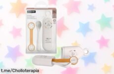 Set cuchara Suavinex Wonderland con estuche y sujetababeros para que tu bebé aprenda a comer solo, ¡aprovecha este precio rebajado por tiempo limitado y disfruta sin líos!