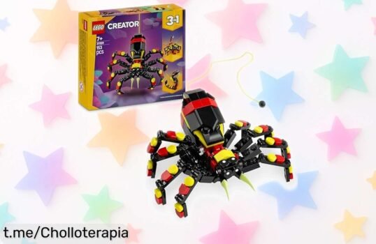 Set transformable de LEGO Creator 3 en 1: ¡araña, serpiente y escorpión para que los peques construyan a lo grande! Precio rebajado, diversión asegurada ¡no te quedes sin el tuyo!