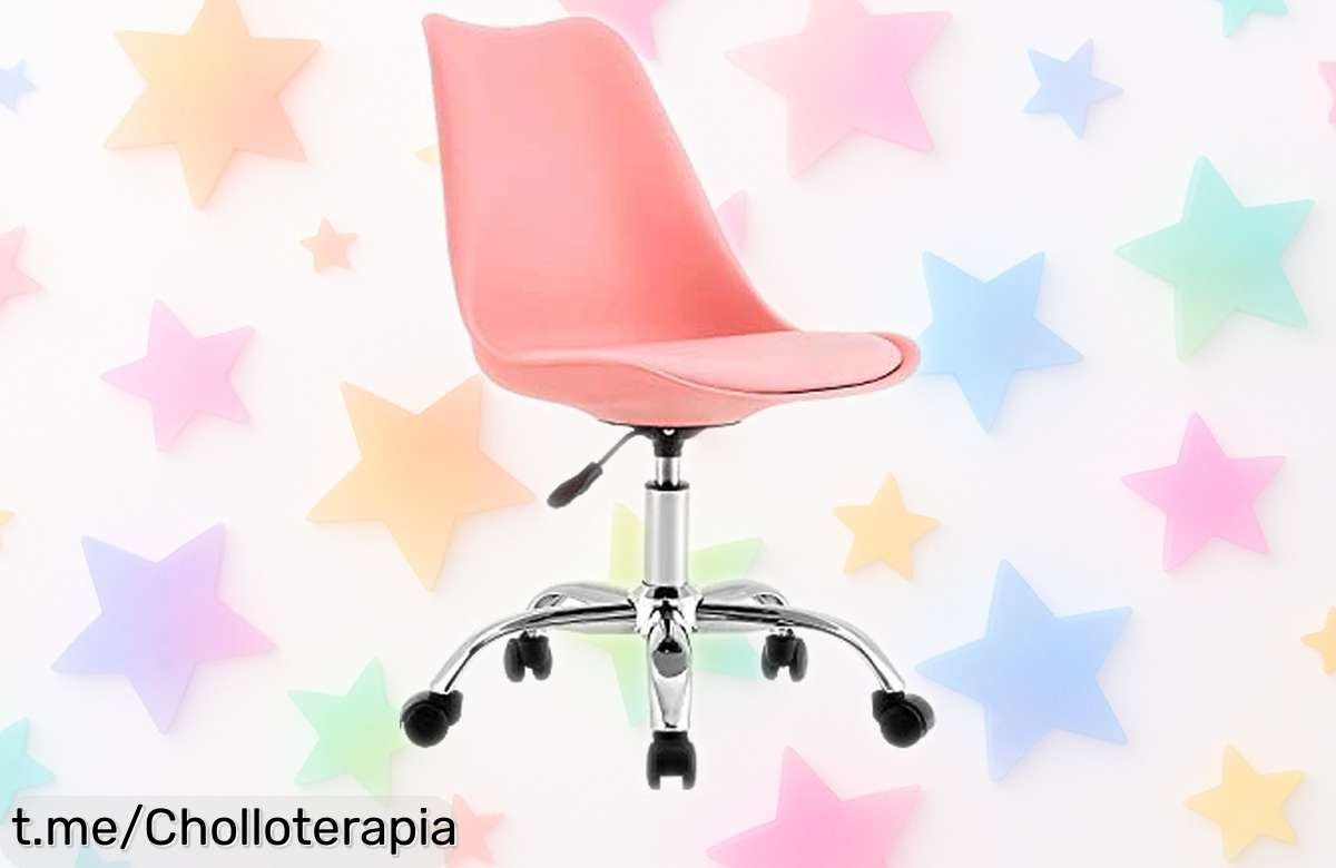 Silla ergonómica de escritorio con ruedas a un precio increíble: dale estilo y confort a tu espacio, ¡no te quedes sin la tuya antes de que se agoten!