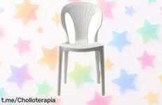 Silla ligera y blanca para espacios pequeños con un descuento brutal que hará brillar tu rincón favorito, ¡apróvecha este super chollo antes de que se acabe!