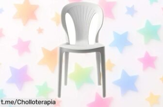 Silla ligera y blanca para espacios pequeños con un descuento brutal que hará brillar tu rincón favorito, ¡apróvecha este super chollo antes de que se acabe!