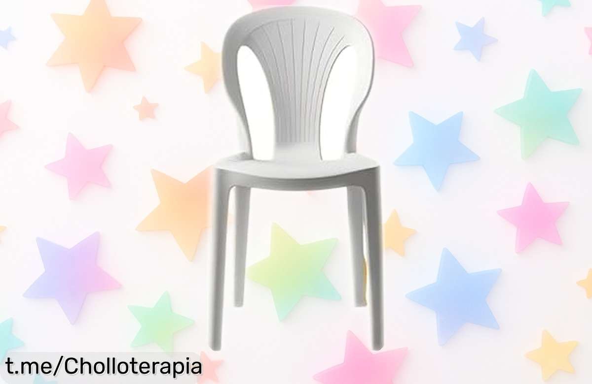 Silla ligera y blanca para espacios pequeños con un descuento brutal que hará brillar tu rincón favorito, ¡apróvecha este super chollo antes de que se acabe!