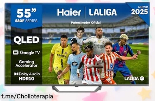 Smart TV 4K UHD Haier con colores vibrantes y sonido espectacular, precio rebajado que revoluciona tu salón: ¡no dejes pasar esta oportunidad única!