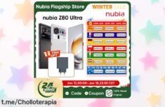 Smartphone 5G ZTE nubia Z80 Ultra con pantalla OLED y batería gigante, ¡aprovéchate de un descuentazo brutal antes que se agote!