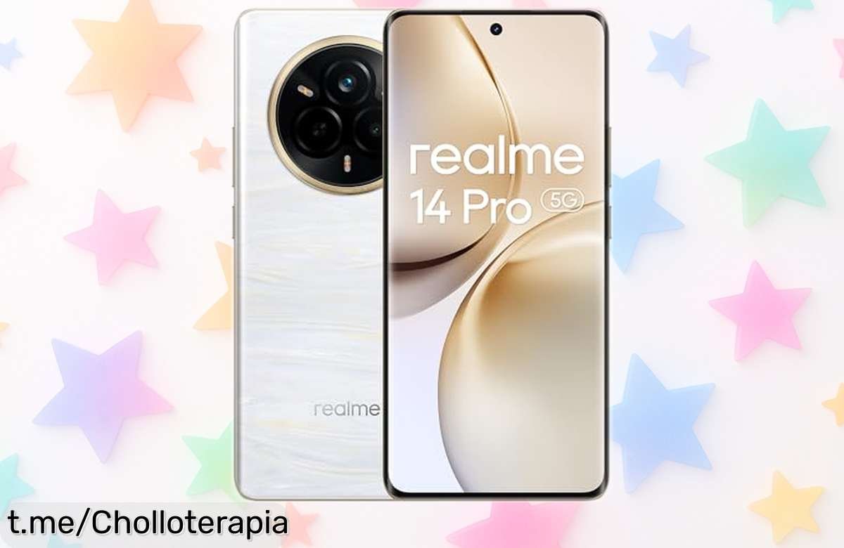 Smartphone 5G realme con cámara Sony de 50 MP y batería que cambia de color, ¡ahora a precio rebajado! No te quedes sin el tuyo, esta oferta es para ti.