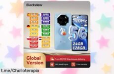 Smartphone Blackview Shark con pantalla gigante de 6,88” y 5G, ¡rebajado a un precio loco! Siente la emoción de llevar el futuro en tu mano ahora mismo.