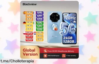 Smartphone Blackview Shark con pantalla gigante de 6,88” y 5G, ¡rebajado a un precio loco! Siente la emoción de llevar el futuro en tu mano ahora mismo.
