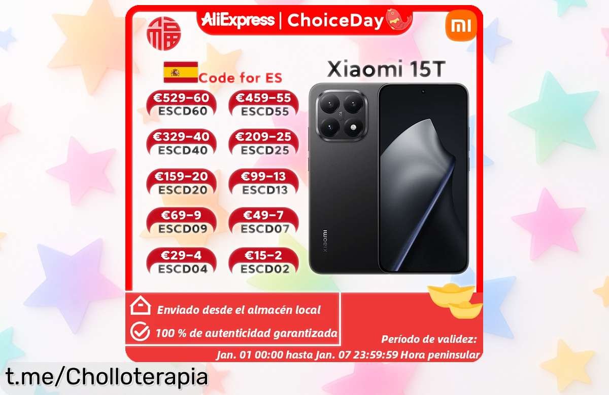 Smartphone potente Xiaomi con cámara Leica 50MP y pantalla 120Hz, rebajado a un precio loco. ¡No dejes pasar este ofertón que hará brillar tus momentos!