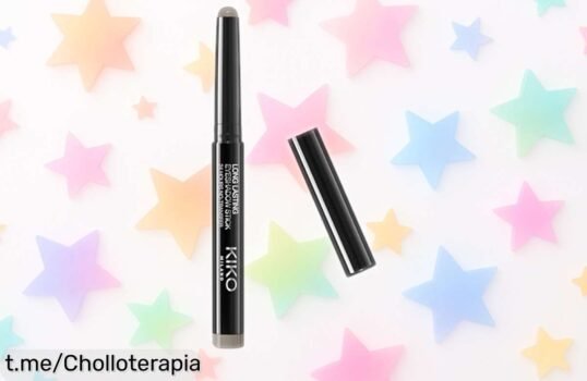 Sombra de ojos en stick KIKO Milano, ¡rebajada y lista para deslumbrarte 24 horas! No pierdas este super chollo que hará brillar tus ojos al instante.