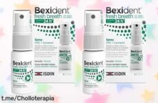 Spray para aliento fresco de Isdin en pack de 2, ¡rebajado y listo para que sonrisas brillen todo el día! No te pierdas esta oportunidad de sentirte seguro y fresco.