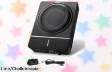Subwoofer compacto VEVOR para coche: graves potentes y sonido nítido, ¡ahora con precio rebajado! No dejes pasar este ofertón que hará vibrar tu auto.