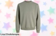 Sudadera JACK & JONES con diseño atemporal y precio rebajado, ¡un super chollo que no puedes dejar escapar! Encuentra el confort ideal hoy mismo antes de que se agoten.
